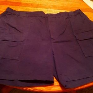 SAVANE Men's Cargo Shorts; Waist 44"; Navy